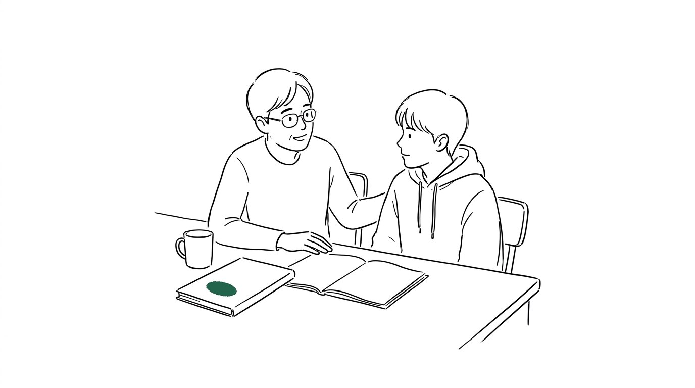 학교폭력 일러스트 — 학교폭력의 초기 대응법: 