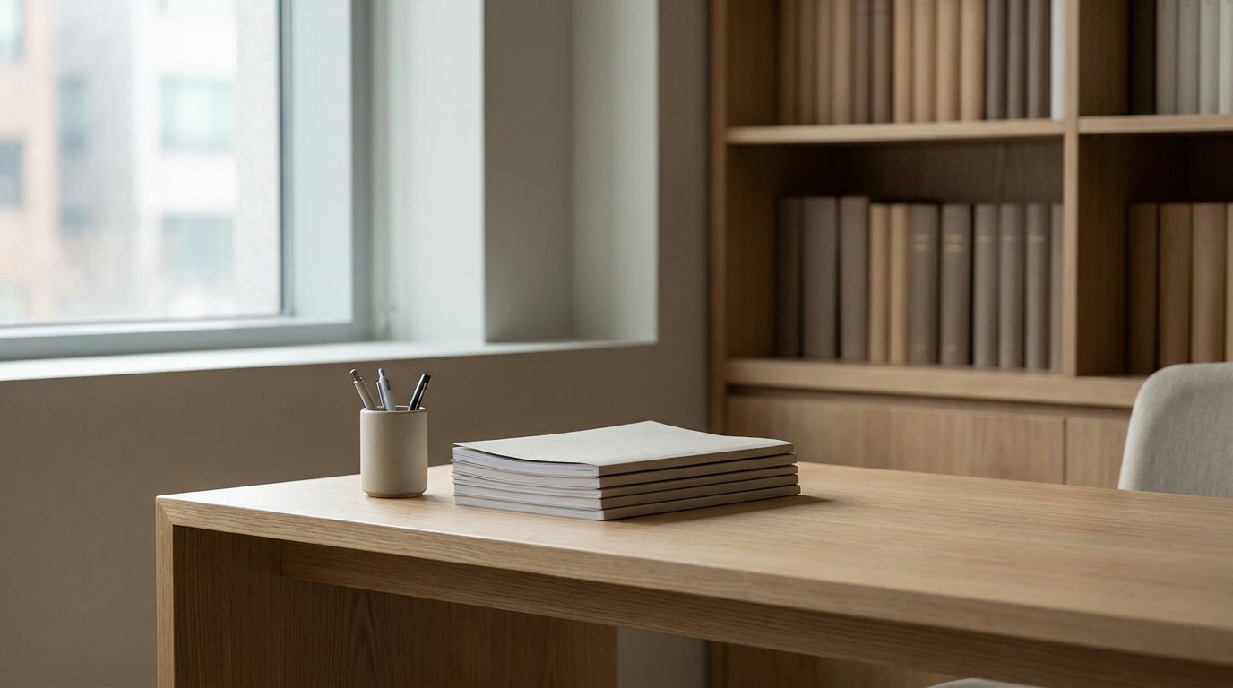 법무법인 상담실 내부 — 무인