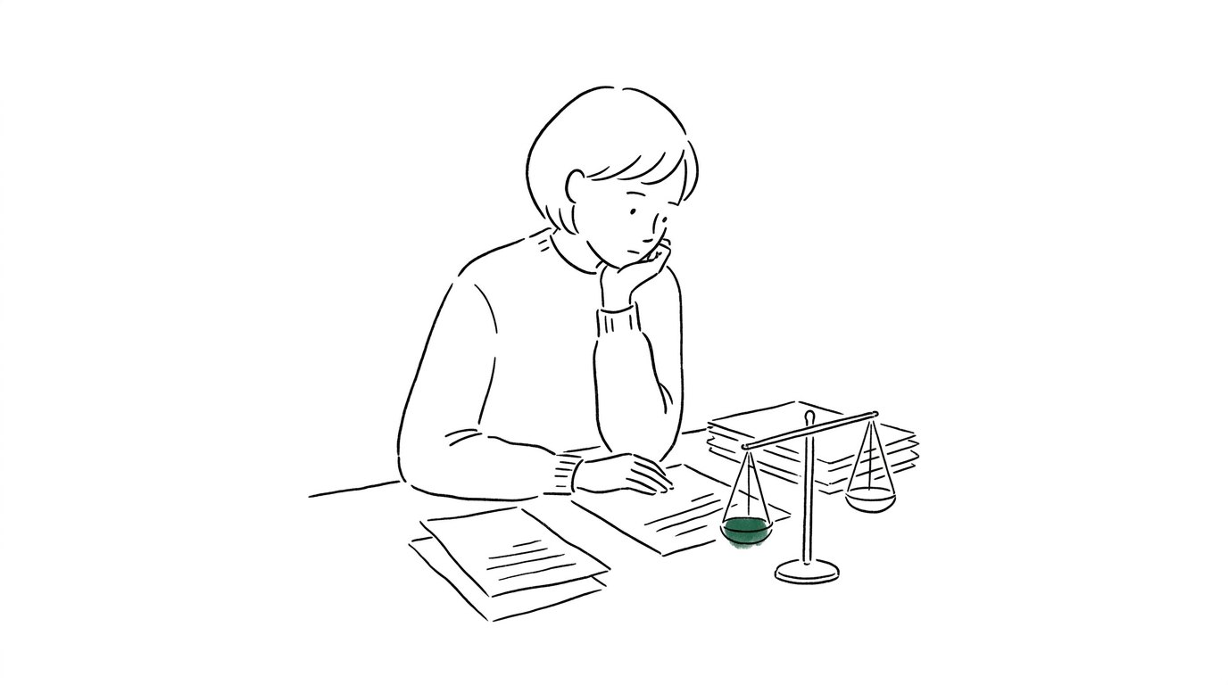 이혼 위자료 산정 기준 일러스트