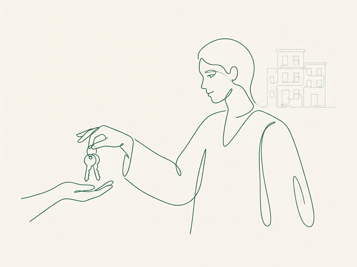 과반수 지분 단독 임대 일러스트