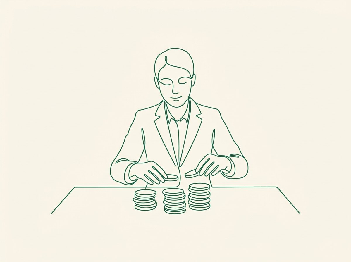 공동명의 임대료 정산 일러스트