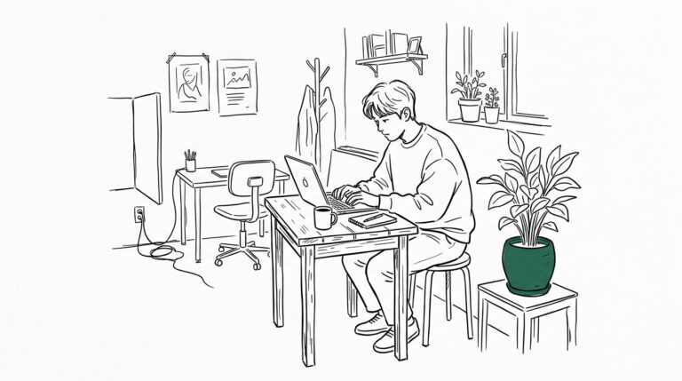 스타트업 주식 재산분할 일러스트
