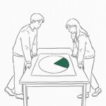 지배지분 소수지분 일러스트