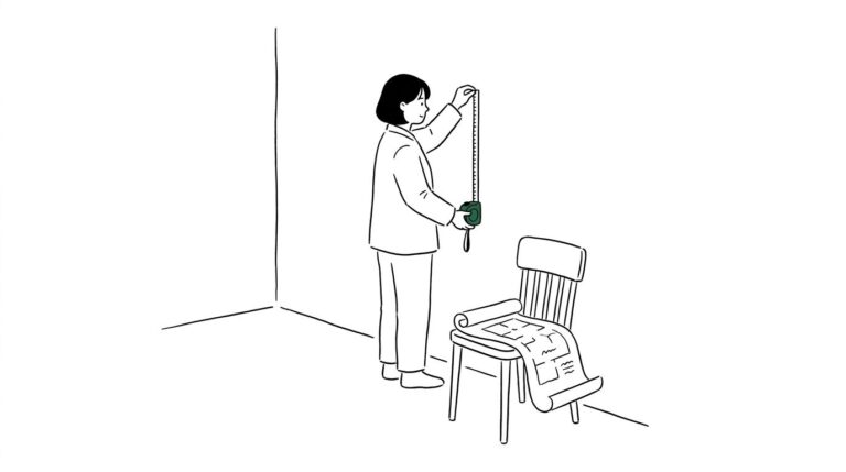 인테리어 단골 재산분할 일러스트