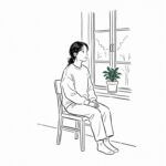 수감 중 배우자 이혼 일러스트