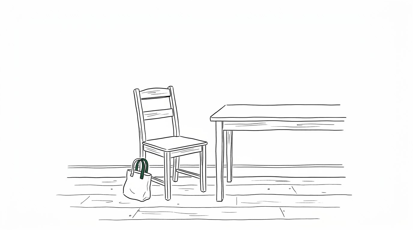 변론기일 불출석 일러스트