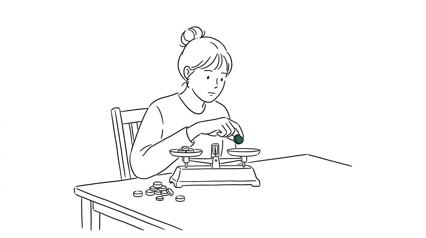 이혼 위자료 산정 일러스트