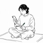 용서 후 부정행위 계속 일러스트