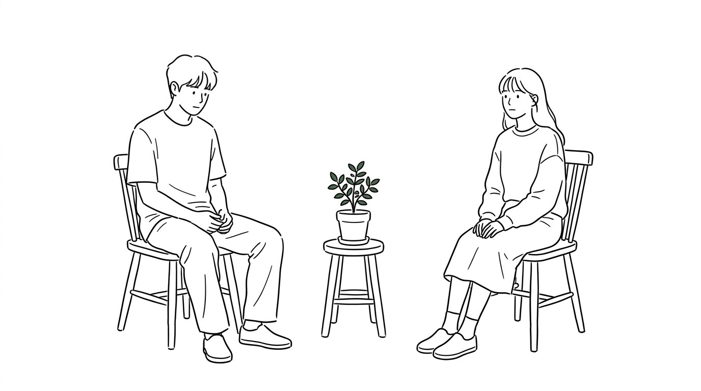 유책배우자 재산분할 일러스트