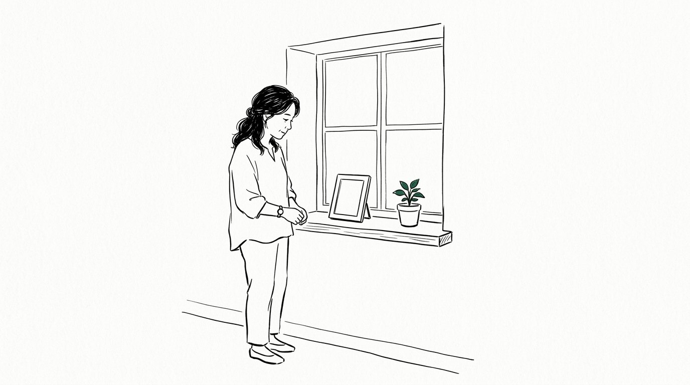 성년 자녀 이혼 판단 일러스트