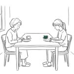 고부갈등 별거 이혼 일러스트