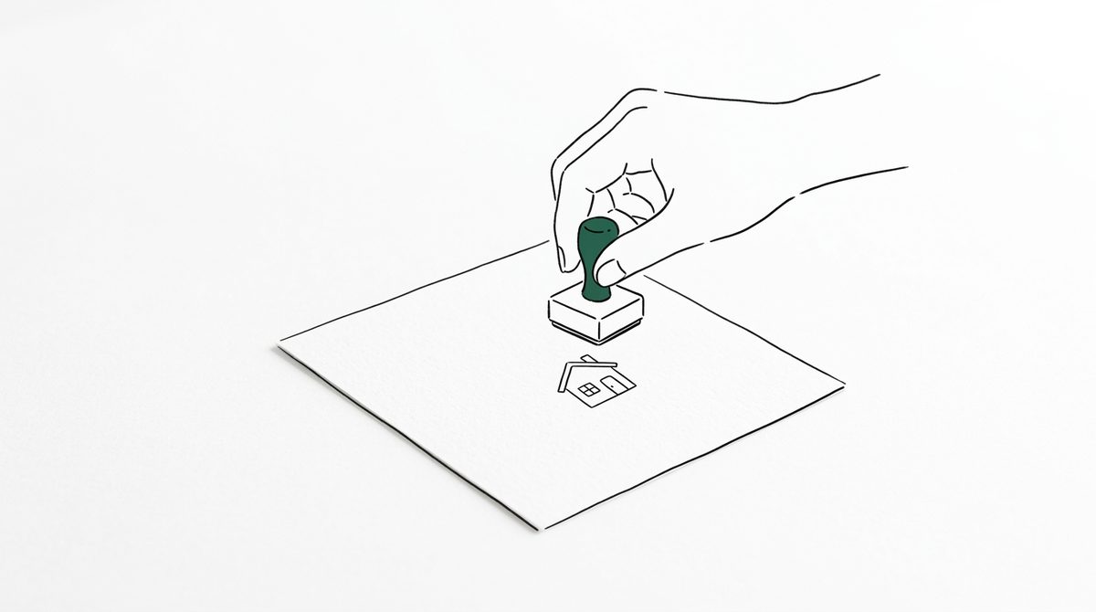후견 부동산 처분 허가 일러스트