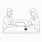 회사 주식 재산분할 일러스트