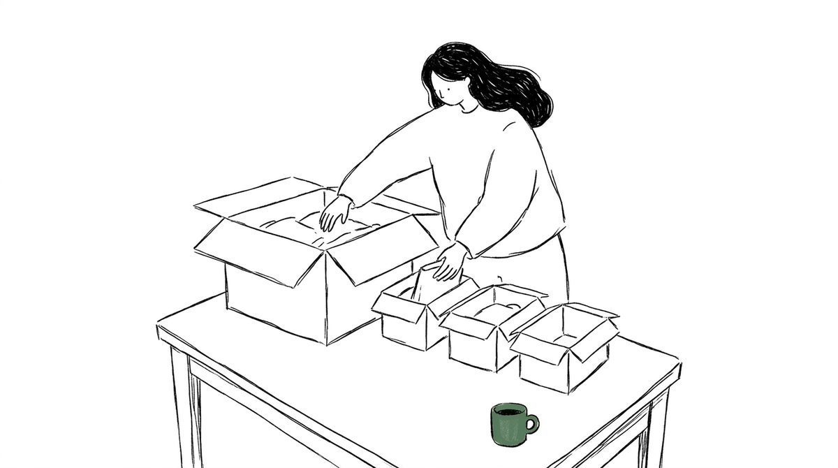 재산분할 현금 지급 일러스트