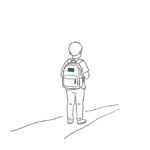이혼 전 아이 전학 일러스트