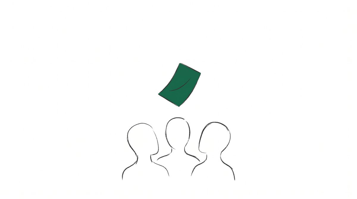 공동상속 주식 의결권 일러스트